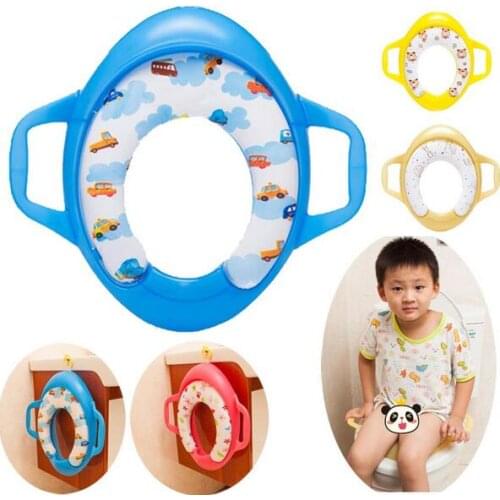 Four kinds of styles baby soft toilet training seat cushion child seat with handles baby toilet seats Pedestal Pan #99