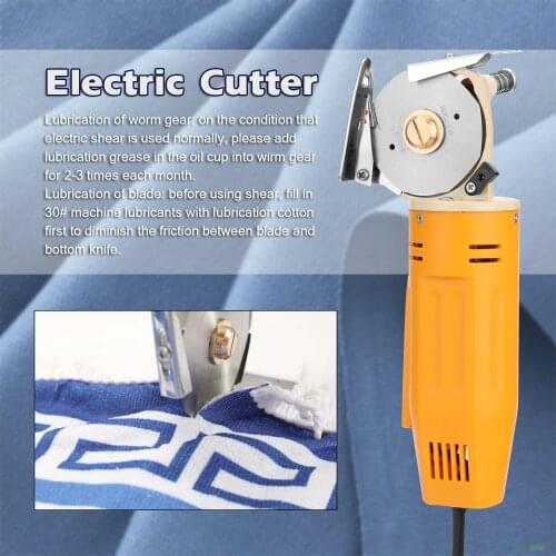 Electric Cutter Handheld Portable Minishear 70mm Round Blade Electric Cloth Cutter Fabric Cutting Machine