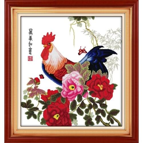 Everlasting Love Everything Goes Well Ecological Cotton Cross Stitch 11CT And 14CT Printed Christmas New Year