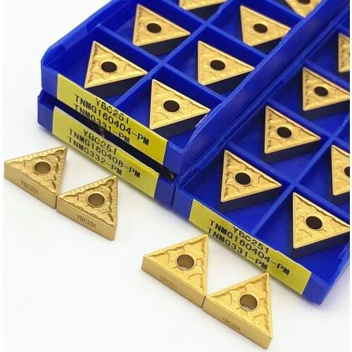 TNMG160404-PM YBC251 TNMG160408 Turning insert Cylindrical turning tool Carbide insert CNC lathe tool TNMG 160404