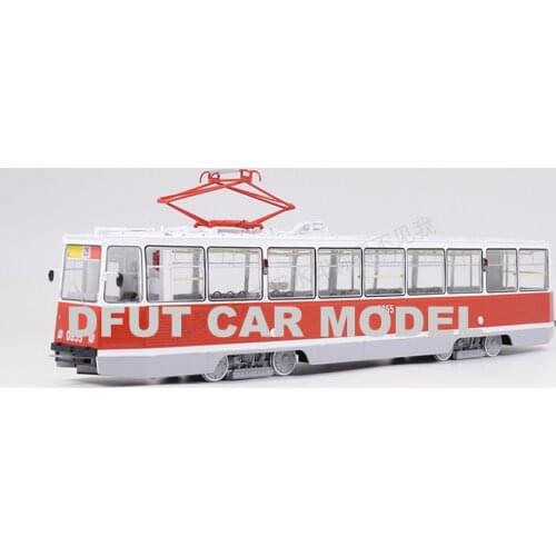 1:43 Alloy Toy Car Model KTM-5M3 Russian tram of Childrens Toy Car Original Authorized Authentic Kids Toys Gift