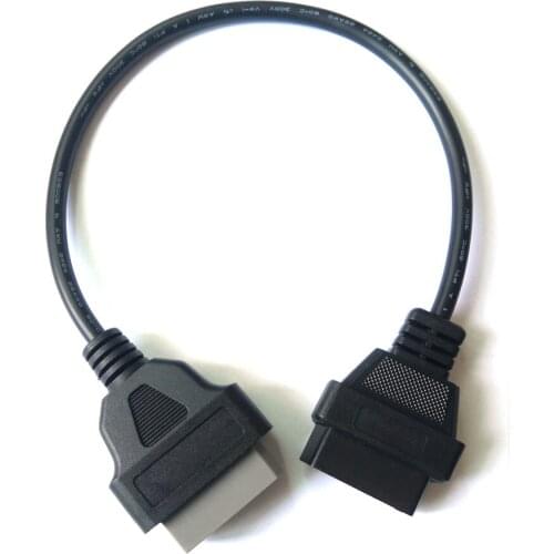 Eaglerich 14Pin to 16PIN OBD1 OBD2 Cable For OBD II Diagnostic Interface Scanner Extension Adapter Cor