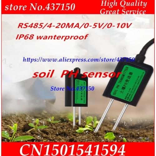 Soil PH Sensor Module Agricultural Soil PH Meter PH Value Instrument RS485 4-20ma 0-5v 10V Tester greenhouse Garden plant