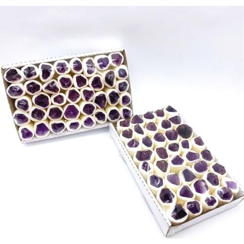 1 PC Natural Amethyst Stones Point Chakra Raw Crystals Home Decor Healing Energy Stone Rock Mineral Specimen