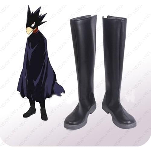 New Boku no Hero Academia tokoyami fumikage Cosplay Boots My Hero Academia Anime Shoes Custom Made