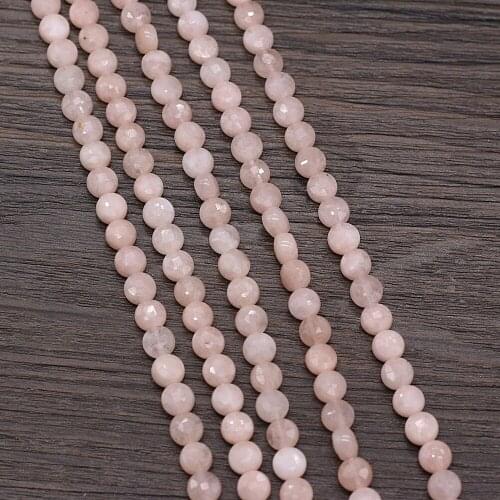 Wholesale Natural Stone Beads Pink Aventurine Jades Faceted Loose Beads for DIY Bracelet Necklace Jewelry Making Findings 14