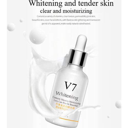 V7 Whitening Essence Hyaluronic Acid Serum Contains Vitamins Moisturizing Cream Anti Wrinkle Hydrating Face Skin Care TSLM1