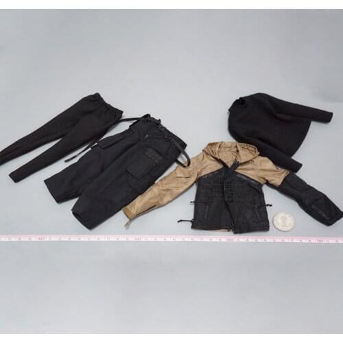 DAMTOYS DAM 1:6 scale EBS001 Ultimate Samurai Sakito Craig full set of clothes and pants model For Action Figure DIY Accessories