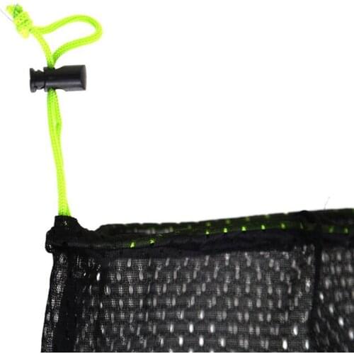 Portable Mesh Stuff Sack Drawstring Storage Bag Nylon Miscellaneous Ditty Bags Traveling Hiking Backpack for Camping Hiking