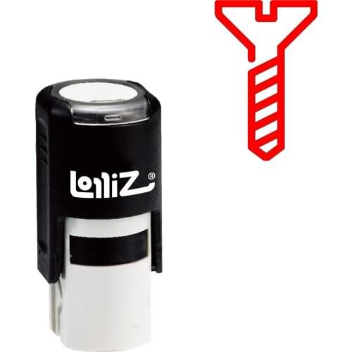 LolliZ Screw Self-Inking Rubber Stamp - Modern Symbol Series