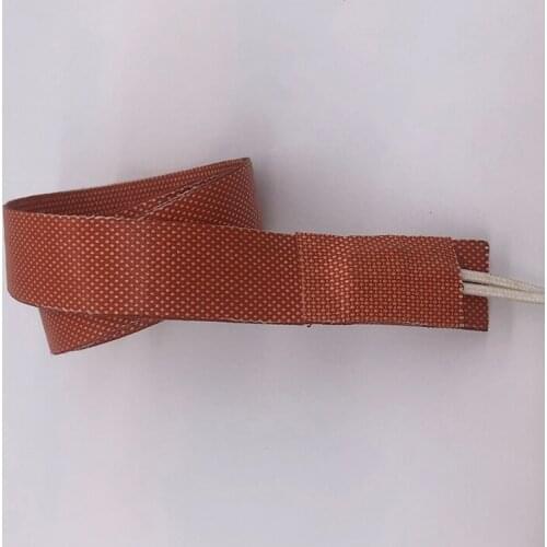 Customized 78*140mm 50W 12v quality flexible Silicone Pipe Heater silicone heating element pad flexible heater