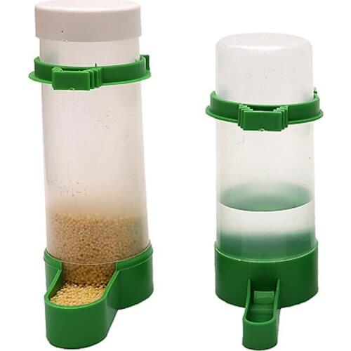 10 Pcs Bird Feeders Birds Supplies Wholesale With Large And Medium Size Drinking Fountains Bird Cage Accessories Pigeon Drinkers