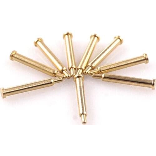 10pcs Spring Loaded Pogo Pin Connector Diameter 2.0 mm x 12.0 mm height SMT / SMD PCB Single Pin 1u 50g force Vertical