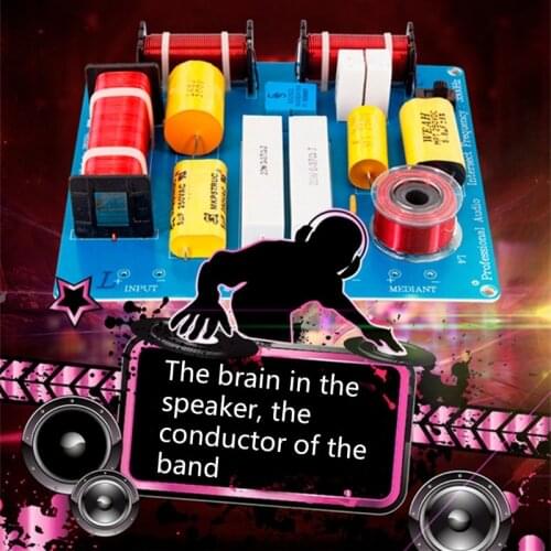 3 Way Treble Weah-3505 Medium Bass Stage Professional Speaker Frequency Divider Crossover Filter