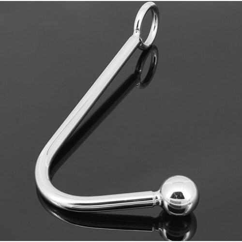 Stainless Steel Anal Hook Balls Butt Plug Anus Dilator G Spot Stimulator Anal Plug Sex Toys For Woman Men Adult Buttplug