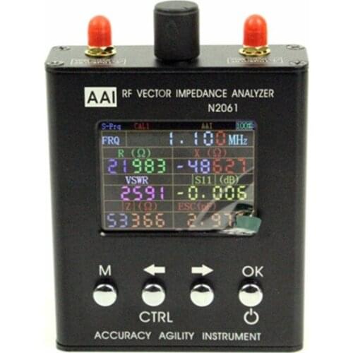 2018 New English verison N2061SA 1.1MHz-1.3GHz UV RFID Vector Impedance Antenna Analyzer (Upgraded version for N1201SA)