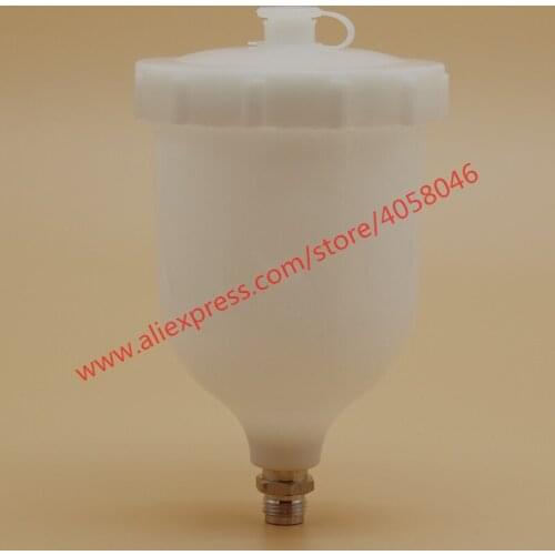 Free freight, spray gun potSpray paint pot for Manual spray gun GFG and TT 600ml Plastic material