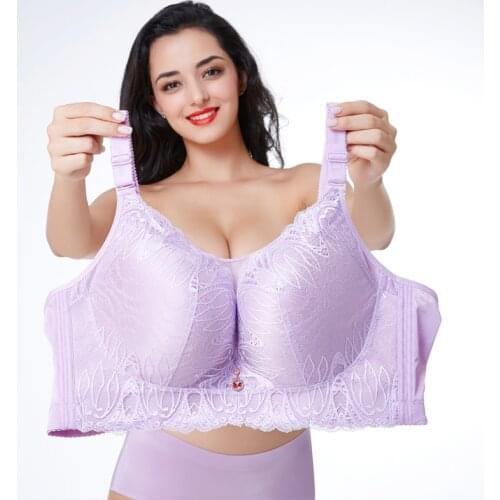 38-46 Plus size bra for women biggest C D E cup bra large size lingerie push up breathable cotton healthy brassiere underwear