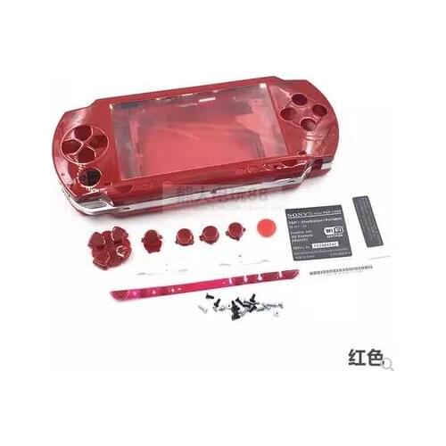 6Colors Available Old Version Full Housing Shell Cover Case For PSP 1000 Free Buttons Kit