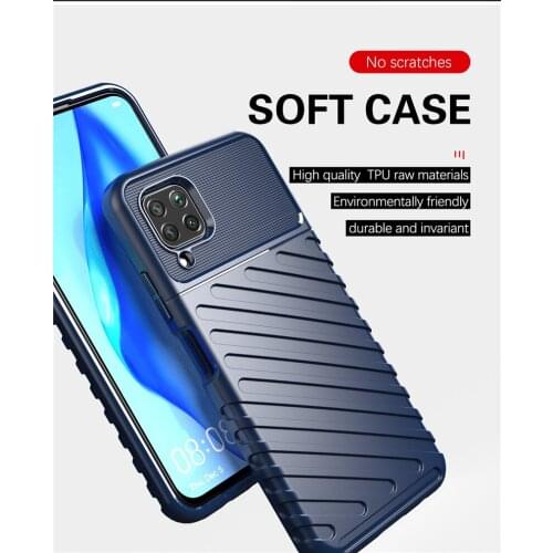 Luxury Fashion Armor Phone Case For Huawei P40 Lite Case Carbon Fiber Back Cover For Huawei P40 Pro Case P40 Cover Coque Fundas
