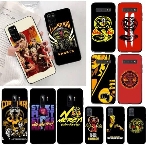 Cobra Kai Season 3 No Mercy Phone Case for Samsung S20 plus Ultra S6 S7 edge S8 S9 plus S10 5G lite 2020