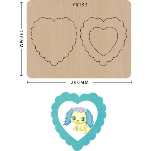 Wooden Cutting Dies Diy Craft Leather Mold Scrapbooking Suitable For Common Big Shot And Sizzix Machines