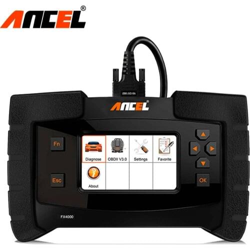 FOXWELL NT604 Elite OBD2 Professional Scanner Read Clear Code ABS SRS Engine Transmission System Data Print Car Diagnostic Tools