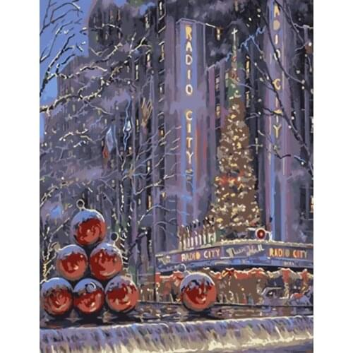 DIY HandPainted Oil Painting Paint By Numbers For Adults Children Landscape Picture Paint Home Decoration Unique Gift