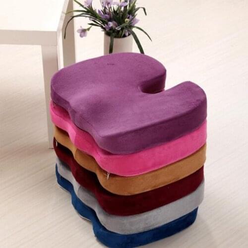 Travel Seat Cushion Coccyx Orthopedic Memory Foam Seat Massage Chair Cushion Pad Car Office Massage Cushion