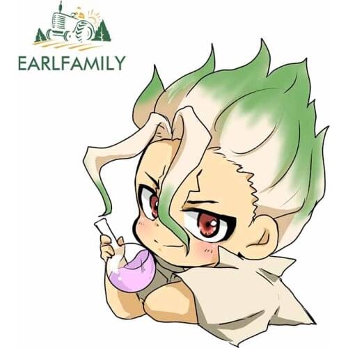 EARLFAMILY 13cm x 10.3cm For Anime Art Car Accessories Stickers Auto Air Conditioner Decal Waterproof Suitable for VAN RV