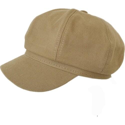 Fibonacci Fashion Octagonal Hats For Women Beret Hat Simple Japan Painter Octagonal Cap Spring Summer Female Solid Casual Caps