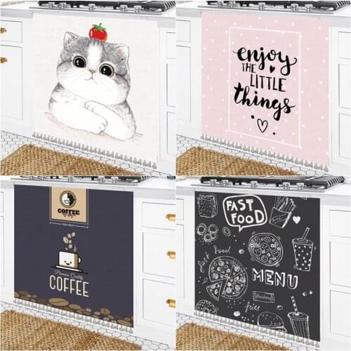 Cabinet Kitchen Short Curtains Dustproof Cover Half-curtain Storage Shoe Shelf Wardrobe Dust Cover Restaurant Window Curtain New