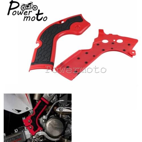 Motorcycle Red Frame Guard Frameguards Motocross Dirt Bike For Honda CRF250R CRF450R CRF 250 450 R 2013-2016