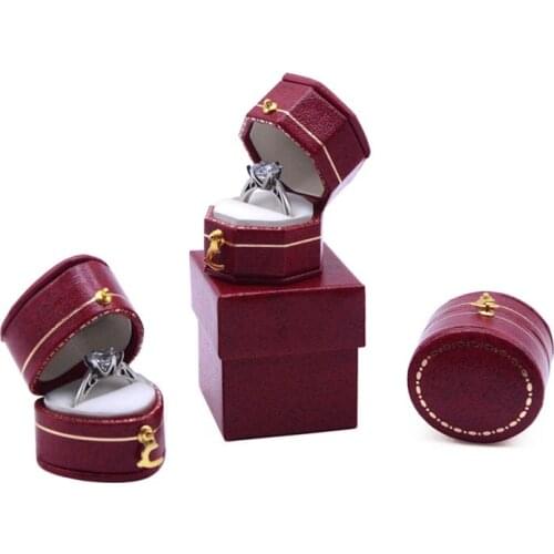 Hot Sale Wedding Jewellery Packaging Gift Box Organizer Ring Luxury Fashion Jewelry Case