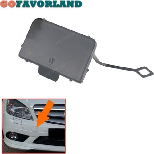Unpainted Front Bumper Tow Eye Hook Cap Cover 2048850126 For Mercedes-Benz W204 C200 C250 C300 C350 2008 2009 2010 2011