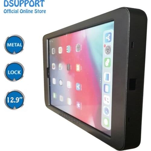 Fit for IPAD PRO 12.9 Aluminum Alloy Tablet PC wall mounte Anti Theft design Display Stand With Security Lock