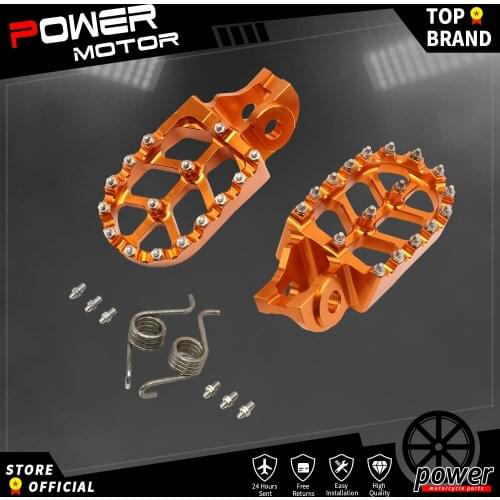 Motorcycle Foot Pegs Pedals Foot Rests For SX SXF EXC EXCF XCF XCW XCFW 65 85 125 150 250 300 350 400 450 530 ADVENTURE
