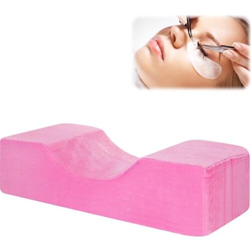 Eyelash Extension Pillow U-Shape Ergonomic Curve Memory Foam Neck Support Beauty Salon
