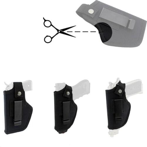 IWB OWB Concealed Carry Holster Belt Metal Clip for Right and Left Hand Draw Airsoft Bag for All Sizes Handguns