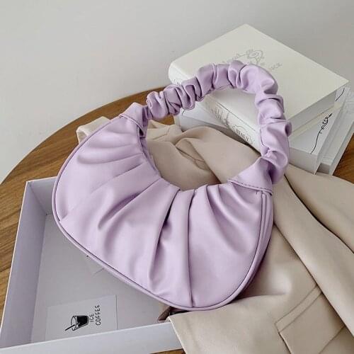 Retro Hand Bags For Women 2021 Trendy Vintage Small Handbag And Purse Women Bags Casual Mini Shoulder Bag Leather Clutches