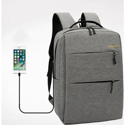 XNI USB Charge Fashion Backpack Laptop Back Bag Waterproof Teenager Boys Girls School BookBag Casual luggage shoulder bags
