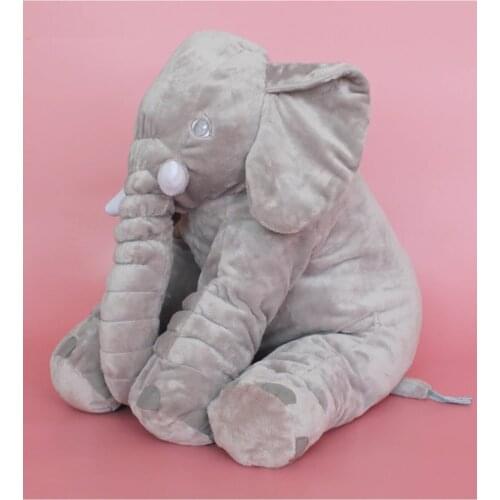 Gray Singing Jumbo Elephant Sleeping Friend 85 cm