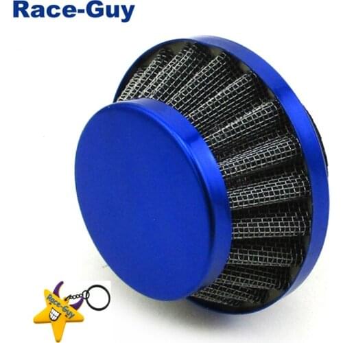 Blue 35mm Air Filter For 50cc 70 90cc 110cc 125cc Pit Dirt Bike ATV Quad 4 Wheeler Go Kart Scooter Moped Buggy Motorcycle Motocr
