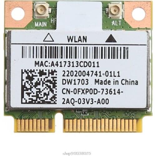 Bluetooth-compatible V4.0 Wireless Mini PCI-Express Card For Atheros AR5B225 DELL DW1703 D31 20 Dropship