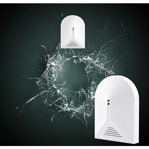 Glass Break Trek Sensor Detector For Alarm System Wired Glass break sensor