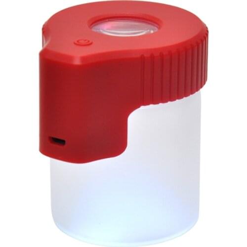 Food Storage Bottle LED Luminous Glass Storage Tank Multifunctional Storage Container for Home Kitchen