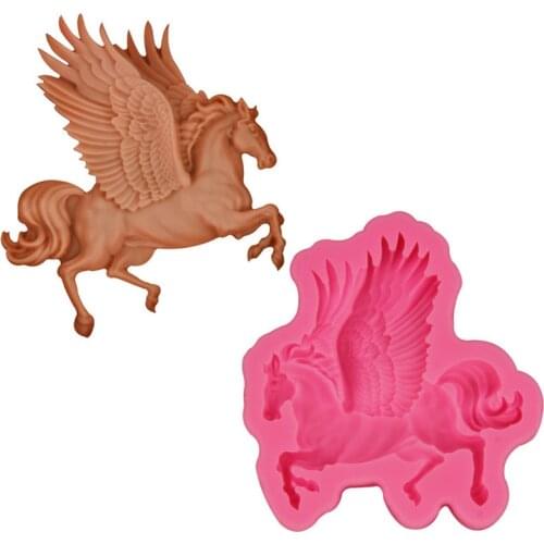 DIY cake baking tools food liquid silica gel products Pegasus gel mould chocolate turning sugar cake tools