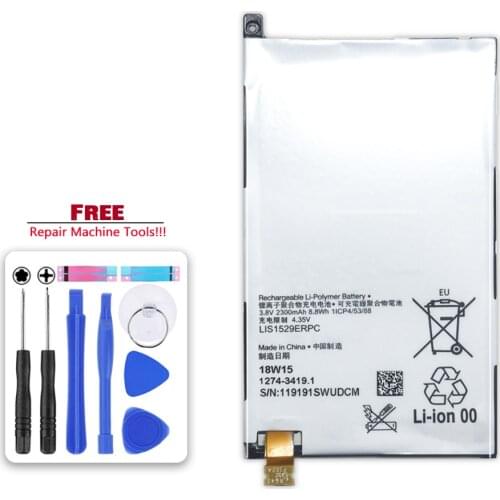 Replacement Battery LIS1529ERPC For SONY Xperia Z1 Mini Xperia Z1 Compact D5503 M51w Authentic Battery 2300mAh