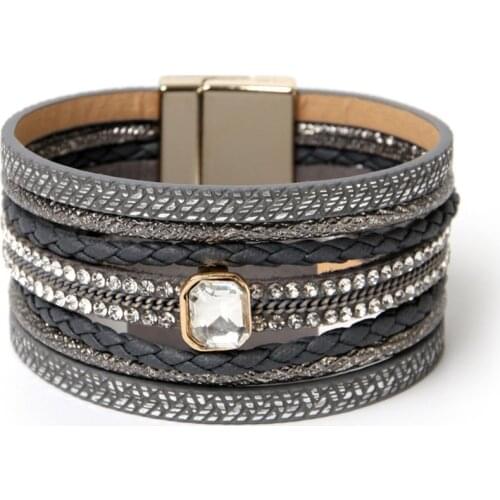 ZG Bracelet Wholesale 2018 Fashion Jewelry Leather Bracelet for Women Bangle Europe Beads Charms Gold Bracelet Christmas Gift