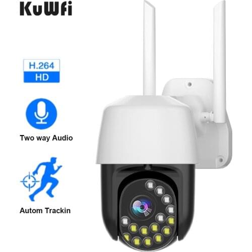 1080P PTZ Wifi IP Camera Outdoor 10X Digital Zoom Wireless Cameras H.265 P2P ONVIF Audio Security CCTV Camera